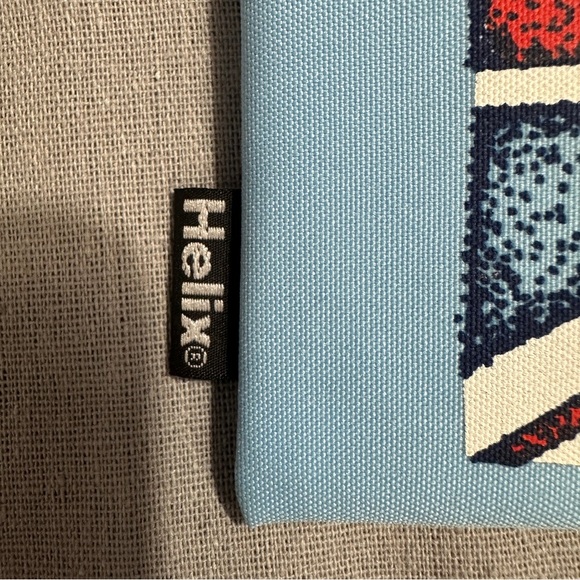 Helix Union Jack UK Bulldog envelope pouch, school supplies, makeup, NEW - Picture 5 of 5